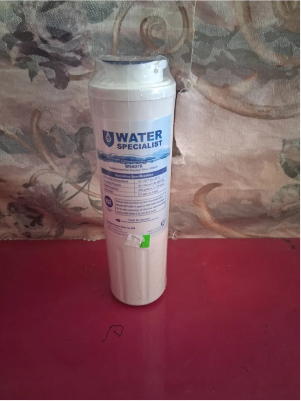 Water Specialist WS607B Carbon Filter Cartridge For Maytag UKF8001 Chlorine Lead